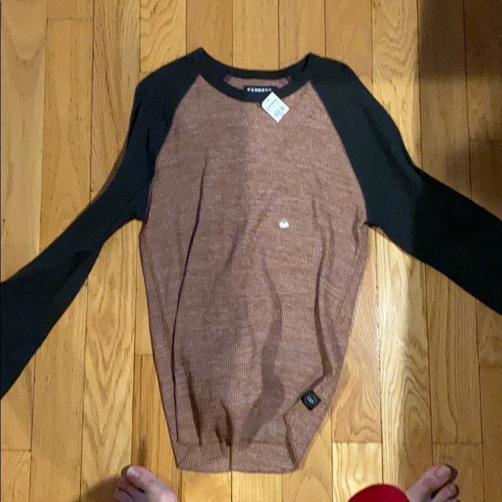 Express men’s long sleeve waffle